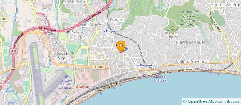 localisation de l'entreprise MONSIEUR DAVID SICE  CANNES