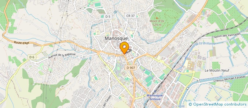 localisation de l'entreprise MONSIEUR DAVID SILES DE FRUTOS à MANOSQUE