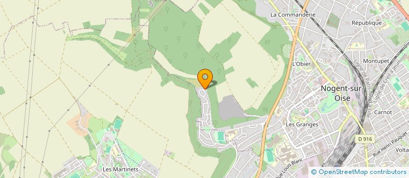 localisation de l'entreprise MONSIEUR DAVID SILVA  NOGENT-SUR-OISE