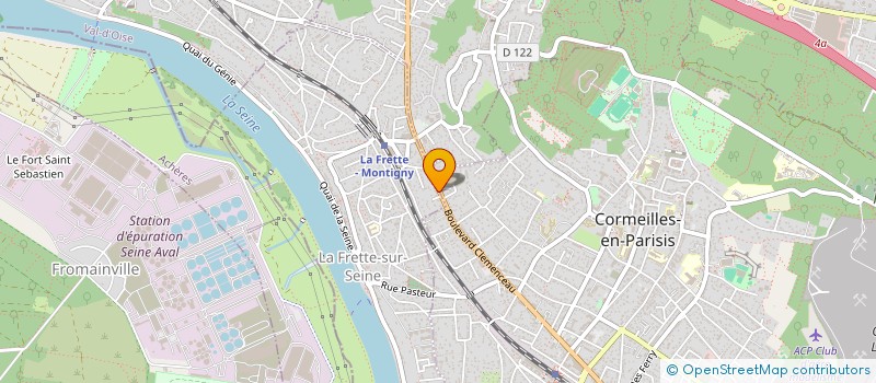 localisation de l'entreprise MONSIEUR DAVID SILVA  LA FRETTE-SUR-SEINE