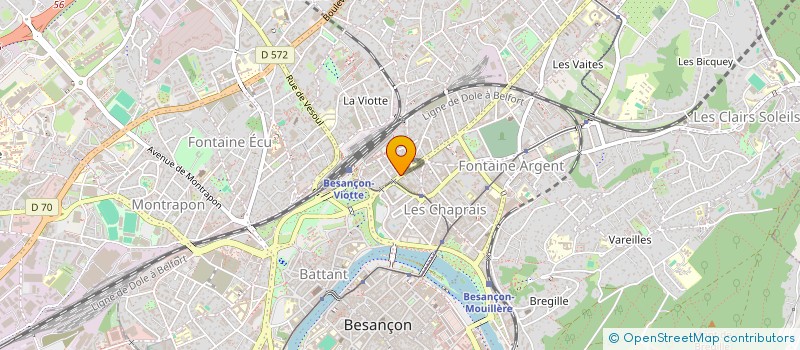 localisation de l'entreprise MONSIEUR DAVID SIMAO  BESANCON