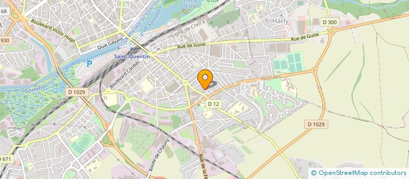 localisation de l'entreprise MONSIEUR DAVID SIMEON  SAINT-QUENTIN