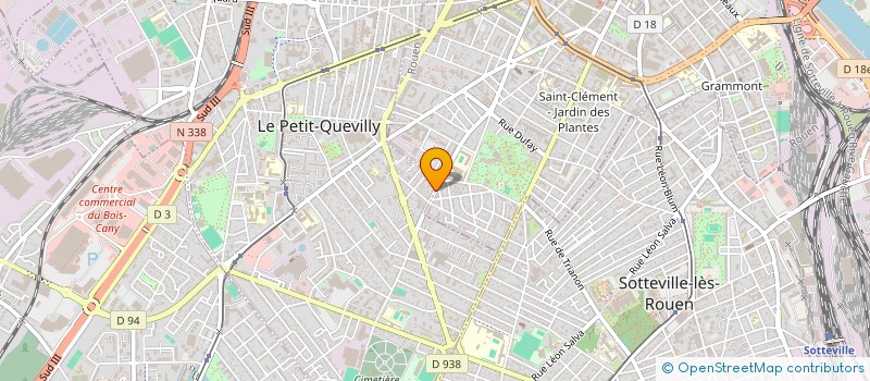 localisation de l'entreprise MONSIEUR DAVID SIMON à LE PETIT-QUEVILLY