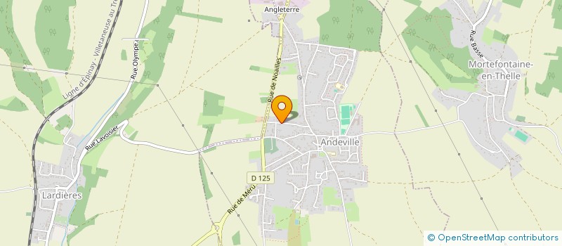 localisation de l'entreprise MONSIEUR DAVID SIMON  ANDEVILLE