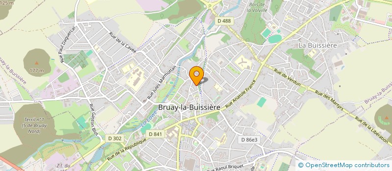 localisation de l'entreprise MONSIEUR DAVID SIMON à BRUAY-LA-BUISSIERE