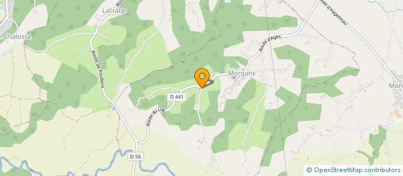 localisation de l'entreprise MONSIEUR DAVID SIMON  MORGANX