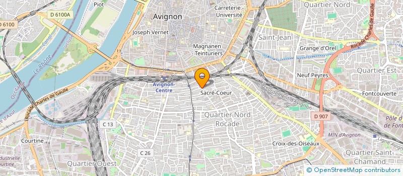 localisation de l'entreprise MONSIEUR DAVID SIMONNET  AVIGNON