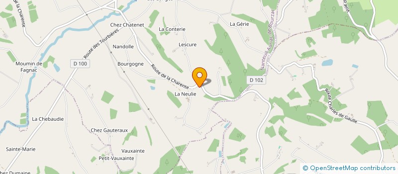 localisation de l'entreprise MONSIEUR DAVID SIMPSON  NANTEUIL-AURIAC-DE-BOURZAC