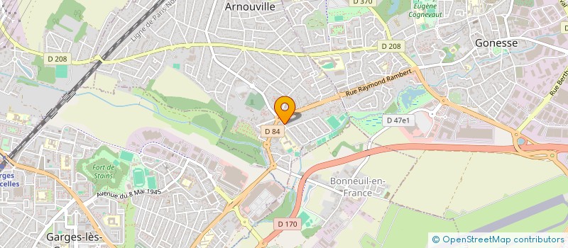 localisation de l'entreprise MONSIEUR DAVID SINGARAJAH  ARNOUVILLE