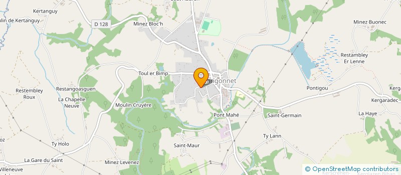 localisation de l'entreprise MONSIEUR DAVID SIOHAN  LANGONNET