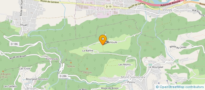 localisation de l'entreprise MONSIEUR DAVID SIROUGNET  MONT-SAXONNEX