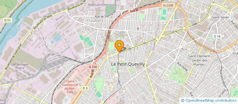localisation de l'entreprise MONSIEUR DAVID SIV à LE PETIT-QUEVILLY