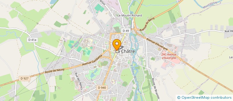 localisation de l'entreprise MONSIEUR DAVID SOEUR à LA CHATRE