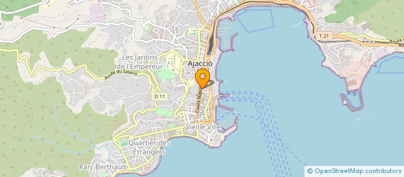 localisation de l'entreprise MONSIEUR DAVID SOLINAS à AJACCIO