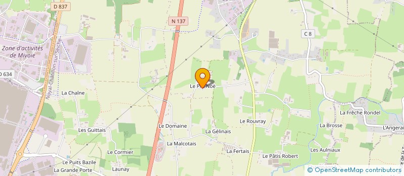 localisation de l'entreprise MONSIEUR DAVID SORIOT  NOYAL-CHATILLON-SUR-SEICHE