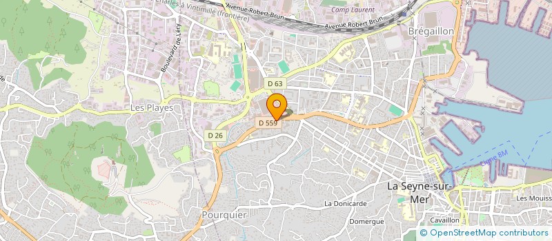 localisation de l'entreprise MONSIEUR DAVID SOUGAVINSKI  LA SEYNE-SUR-MER