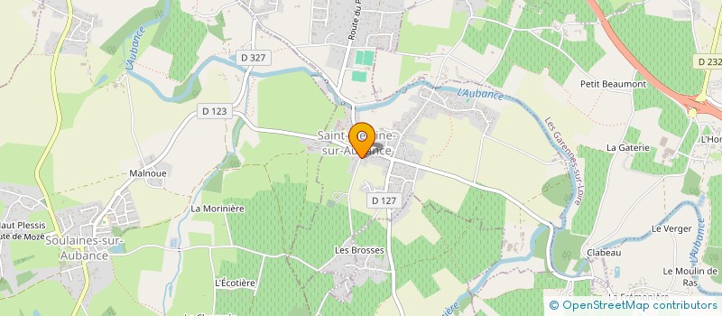 localisation de l'entreprise MONSIEUR DAVID SOULARD à SAINT-MELAINE-SUR-AUBANCE