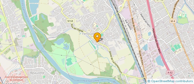 localisation de l'entreprise MONSIEUR DAVID SOULES  FENOUILLET