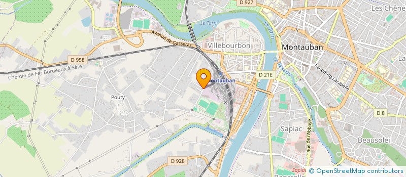 localisation de l'entreprise MONSIEUR DAVID SOULES  MONTAUBAN