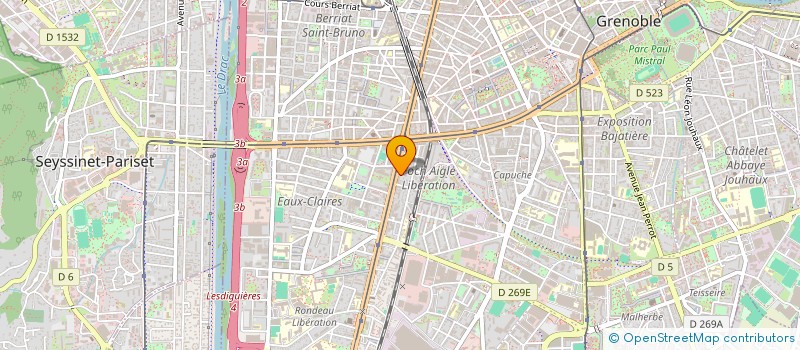 localisation de l'entreprise MONSIEUR DAVID SOUQUET à GRENOBLE