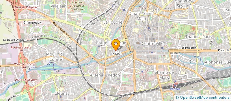 localisation de l'entreprise MONSIEUR DAVID SOURDRILLE  RENNES