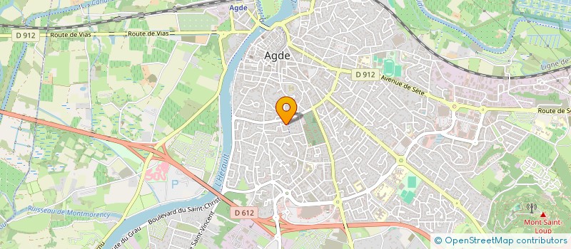 localisation de l'entreprise MONSIEUR DAVID SOURNIA  AGDE