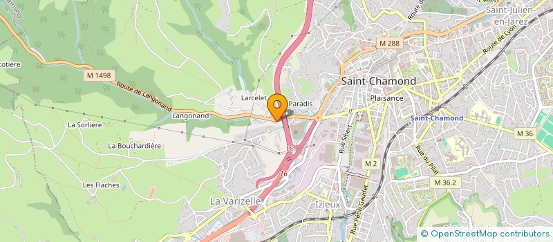 localisation de l'entreprise MONSIEUR DAVID SOUSTRE à SAINT-CHAMOND