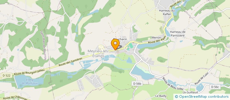 localisation de l'entreprise MONSIEUR DAVID SOUTEIRAT  MEYRIEU-LES-ETANGS