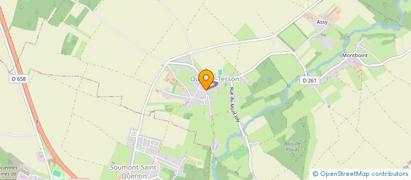 localisation de l'entreprise MONSIEUR DAVID SPIESECKE  OUILLY-LE-TESSON