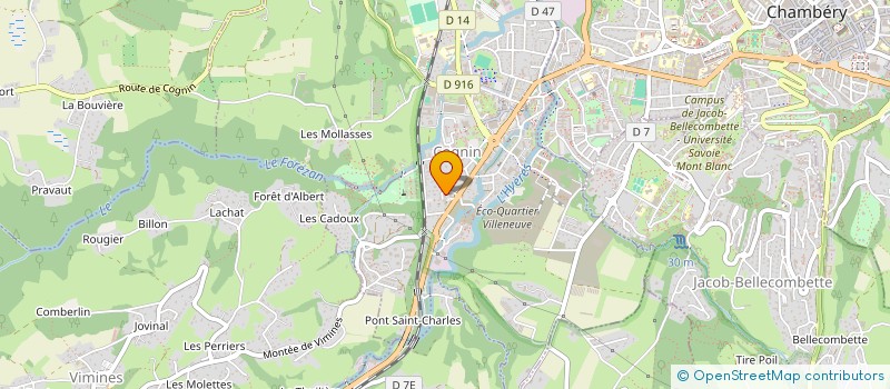 localisation de l'entreprise MONSIEUR DAVID SPITALE  COGNIN