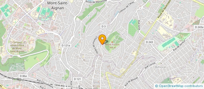 localisation de l'entreprise MONSIEUR DAVID SPRIET à BOIS-GUILLAUME