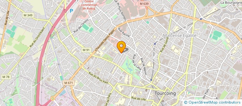 localisation de l'entreprise MONSIEUR DAVID SPYCHALA  TOURCOING