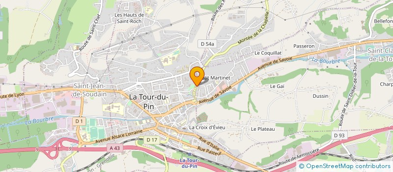 localisation de l'entreprise MONSIEUR DAVID STANCU  SAINT-CLAIR-DE-LA-TOUR