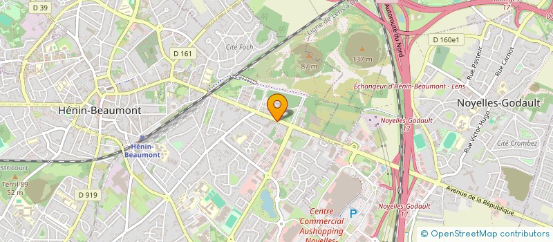 localisation de l'entreprise MONSIEUR DAVID STAWIARSKI  HENIN-BEAUMONT