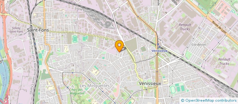 localisation de l'entreprise MONSIEUR DAVID STEFAN  VENISSIEUX