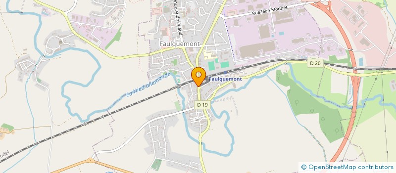 localisation de l'entreprise MONSIEUR DAVID STEITZ  FAULQUEMONT