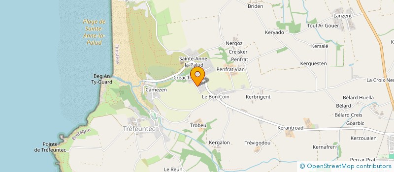 localisation de l'entreprise MONSIEUR DAVID STEPHAN  PLONEVEZ-PORZAY