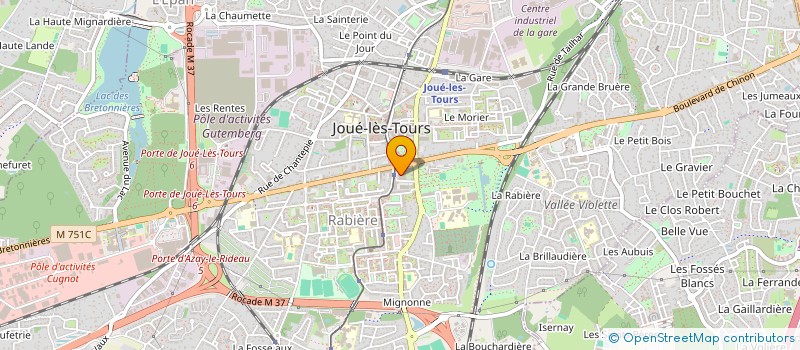 localisation de l'entreprise MONSIEUR DAVID-STEPHANE TRUONG  JOUE-LES-TOURS