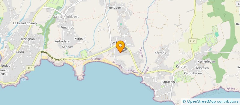 localisation de l'entreprise MONSIEUR DAVID STEPHANT  TREGUNC