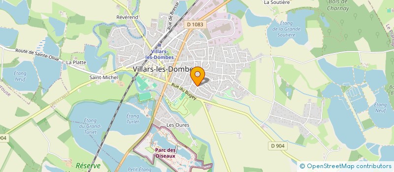 localisation de l'entreprise MONSIEUR DAVID STEPHANY à VILLARS-LES-DOMBES