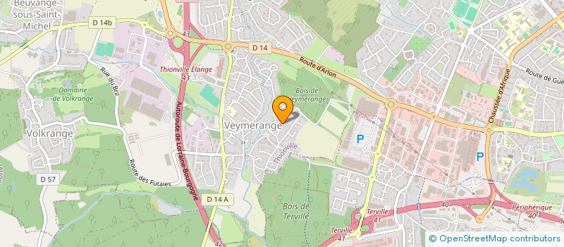 localisation de l'entreprise MONSIEUR DAVID STEPHANY  THIONVILLE