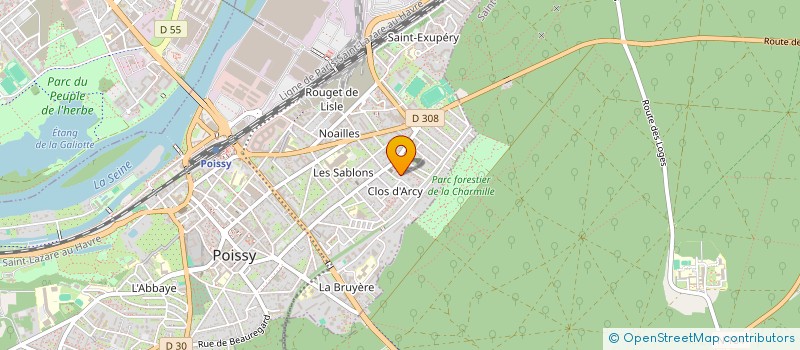 localisation de l'entreprise MONSIEUR DAVID STOLZ  POISSY