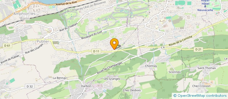 localisation de l'entreprise MONSIEUR DAVID STRAPPAZZON à PUBLIER