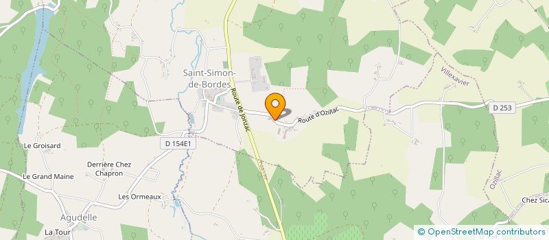 localisation de l'entreprise MONSIEUR DAVID STRETCH  SAINT-SIMON-DE-BORDES