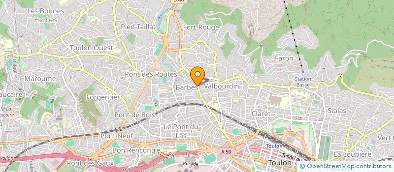 localisation de l'entreprise MONSIEUR DAVID STRUPIECHONSKI  TOULON