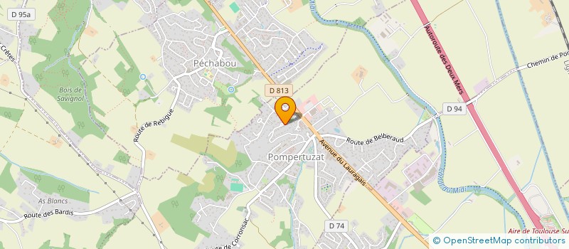 localisation de l'entreprise MONSIEUR DAVID SUAREZ PENA  AYGUESVIVES