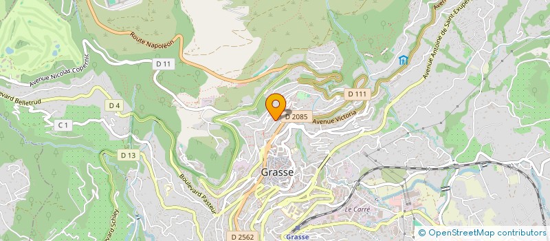 localisation de l'entreprise MONSIEUR DAVID SUEUR  GRASSE