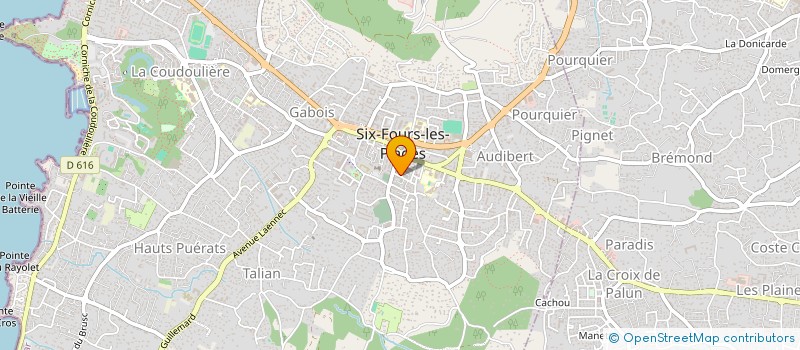 localisation de l'entreprise MONSIEUR DAVID SULTAN à SIX-FOURS-LES-PLAGES