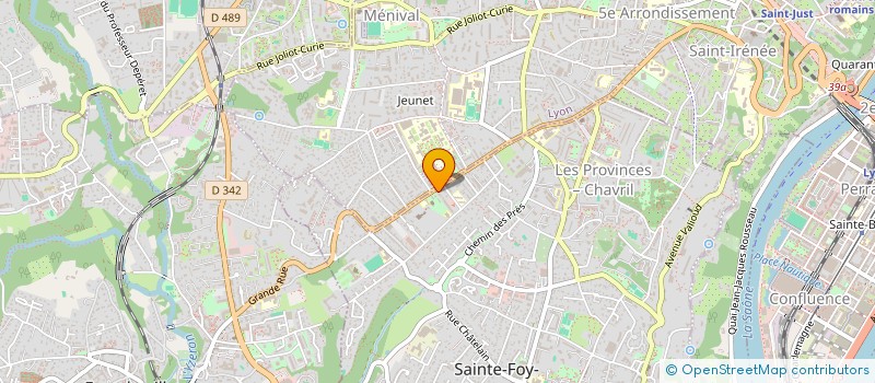 localisation de l'entreprise MONSIEUR DAVID SURREL  SAINTE-FOY-LES-LYON