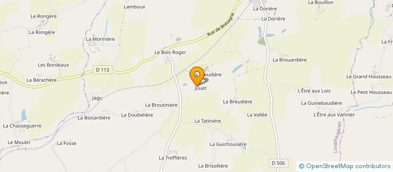 localisation de l'entreprise MONSIEUR DAVID SYKES  LOUPFOUGERES